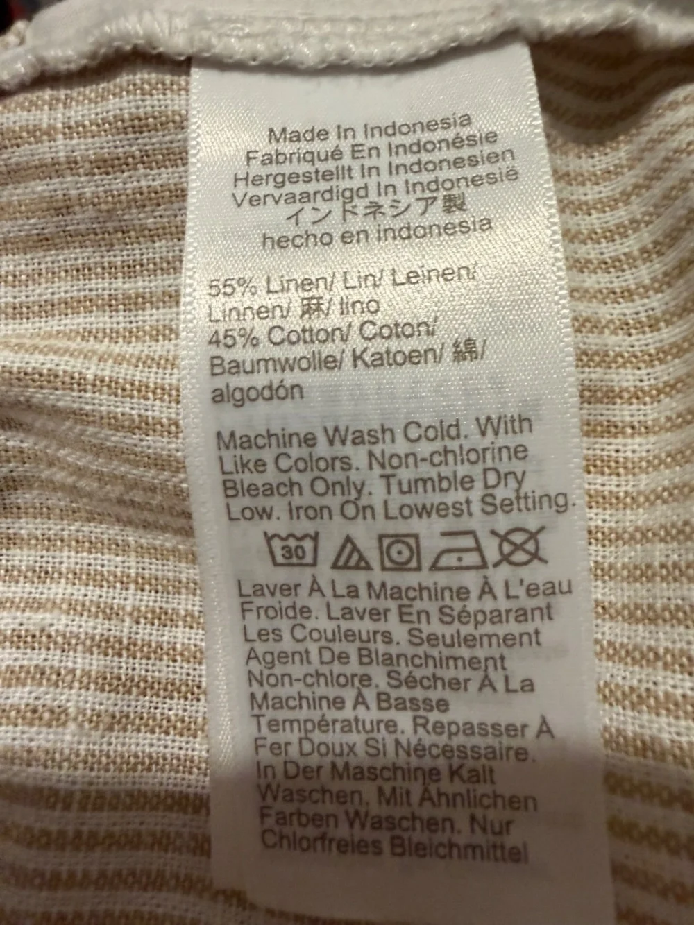 Linen Cotton Pants NWT